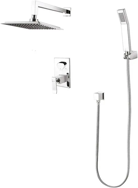 Lemark Contest LM5829 система душевая скрытого монтажа без излива белый хром (LM5829CW)