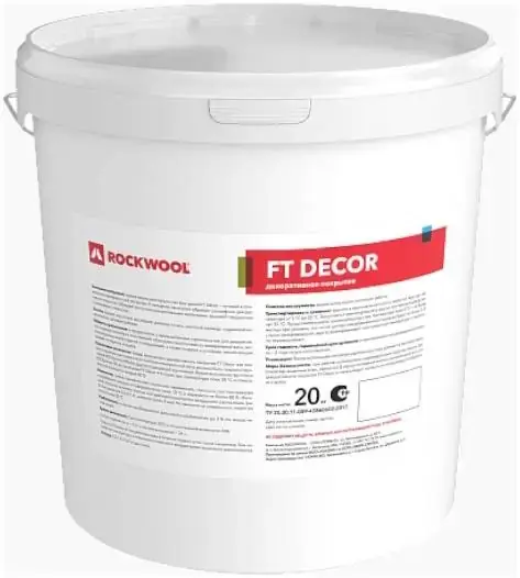 Rockwool ФТ Декор покрытие декоративное (20 кг) белый