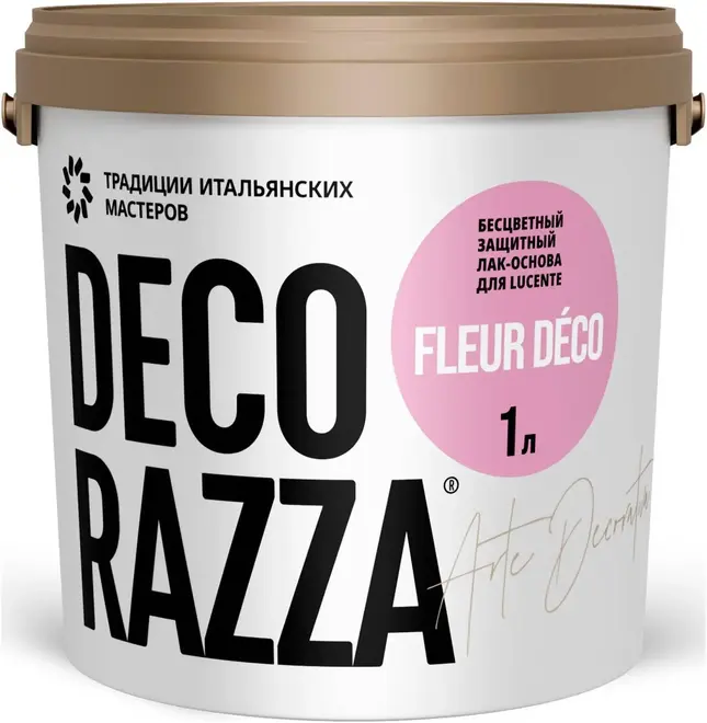 Decorazza Arte Decorativa Fleur Deco Base Incolore лак-основа защитный бесцветный (1 л)