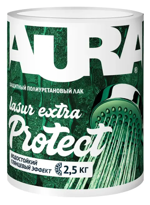 Aura Lasur Extra Protect Glanz лак полиуретановый защитный (2,5 кг)