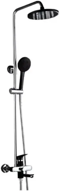 Vieir V263562 система душевая хром/черная (V263562-C)