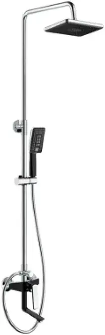 Vieir V333562 система душевая черная (V333562-C)