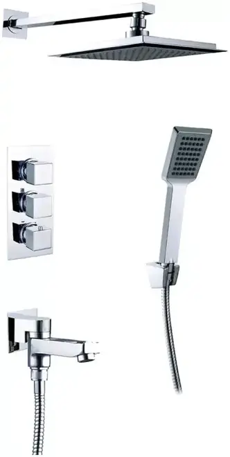 Timo Tetra-Thermo SX-0199 система душевая скрытого монтажа хром (SX-0199/00SM)