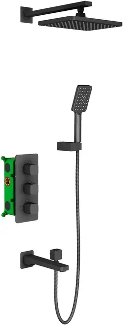 Timo Petruma SX-5149 система душевая скрытого монтажа черная (SX-5149/03SM)