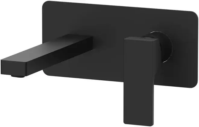 Remer Absolute AU15 смеситель для раковины скрытого монтажа черный матовый (AU15NO)