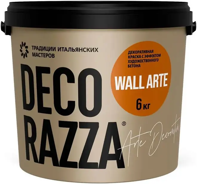 Decorazza Wall Arte краска декоративная с эффектом художественного бутона (6 кг)