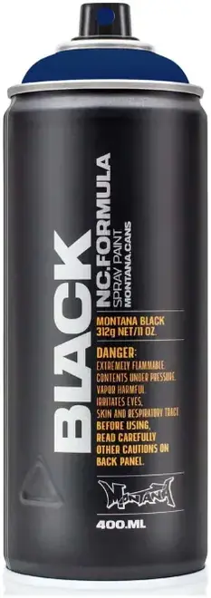 Монтана Black краска аэрозольная (400 мл) темный индиго