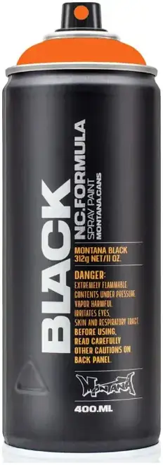 Монтана Black краска аэрозольная (400 мл) энергетик оранжевый
