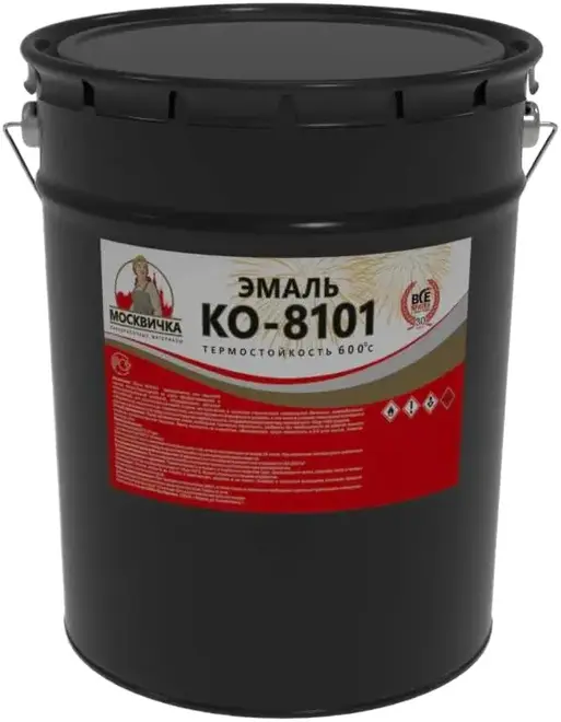 КраскаВо Москвичка КО-8101 эмаль (5 кг) серебристо-серая