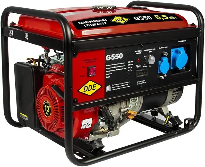 DDE G550 генератор бензиновый (5000-5500 Вт)