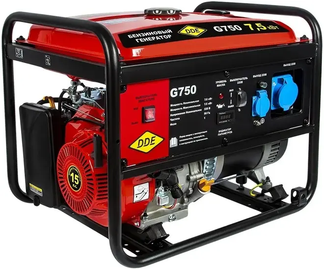 DDE G750 генератор бензиновый (7000-7500 Вт)