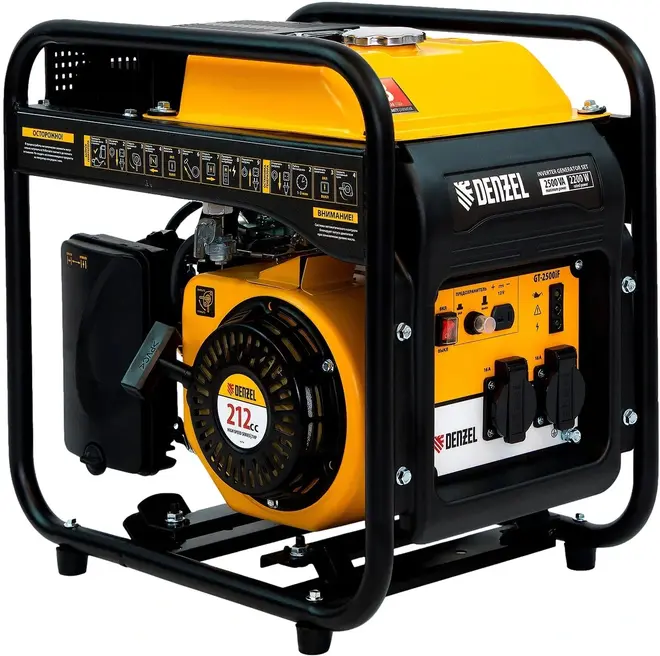 Denzel GE 2500 генератор бензиновый (2500 Вт)