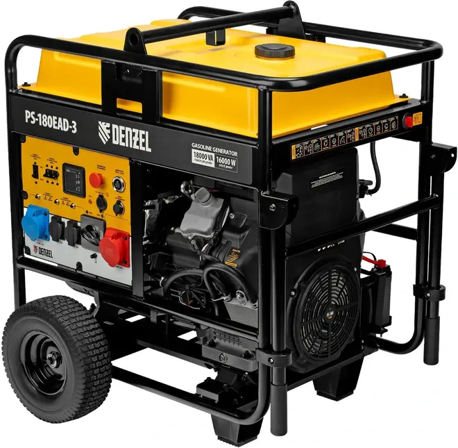 Denzel PS 180 EAD-3 генератор бензиновый (18000 Вт)