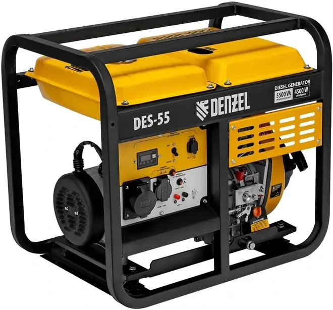 Denzel DES-55 генератор дизельный (5500 Вт)