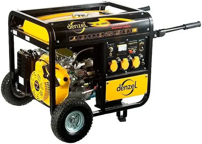 Denzel DB5000E генератор бензиновый (4500 Вт)