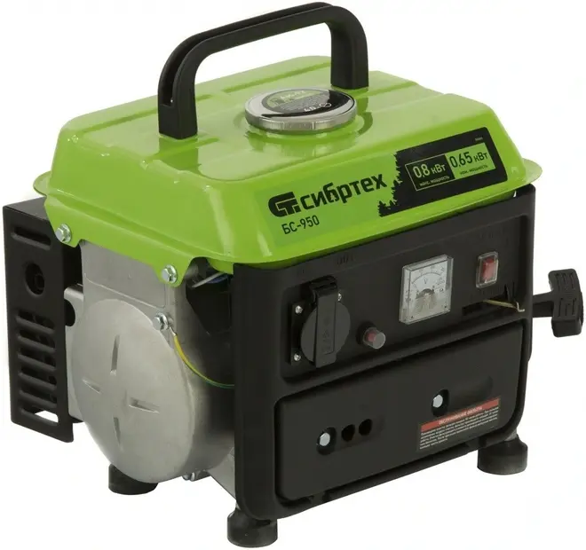 Сибртех БС-950 генератор бензиновый (800 Вт)