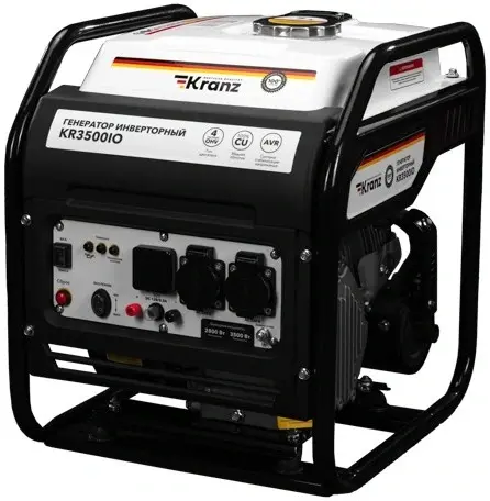 Rexant Kranz KR3500IO
генератор бензиновый (3500 Вт)