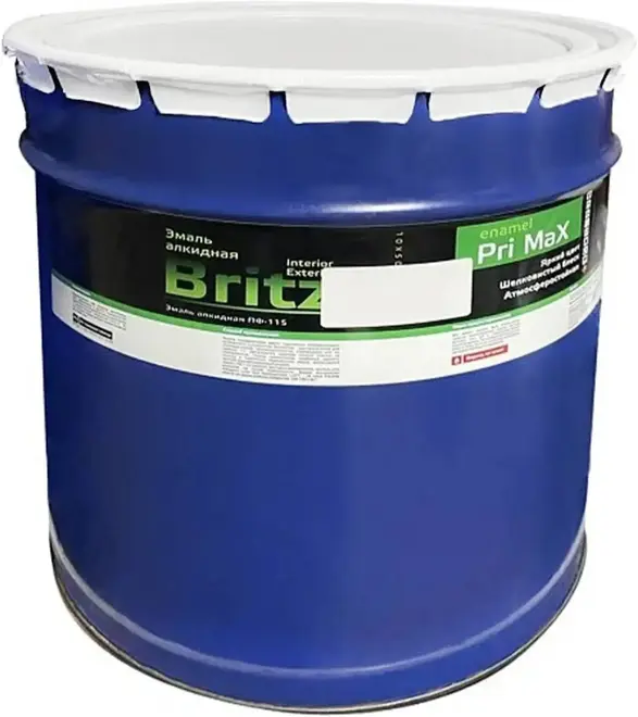 Britz ПФ-115 Pri Max эмаль (20 кг) белая