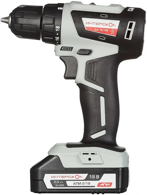 Интерскол ДА-10/18В 44 Минимакс дрель-шуруповерт аккумуляторная №755.2.1.47 (18 В)