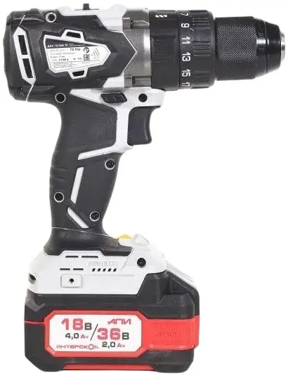 Интерскол ДАУ-13/36В 70 дрель-шуруповерт ударная аккумуляторная №813.2.2.70