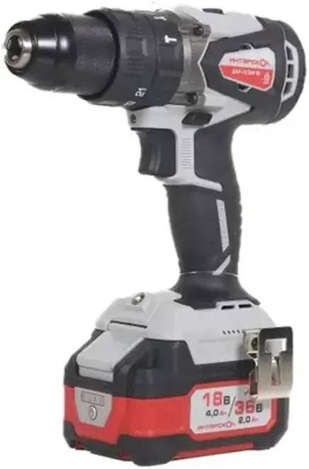 Интерскол ДАУ-13/36В 90 дрель-шуруповерт ударная аккумуляторная №860.2.2.70