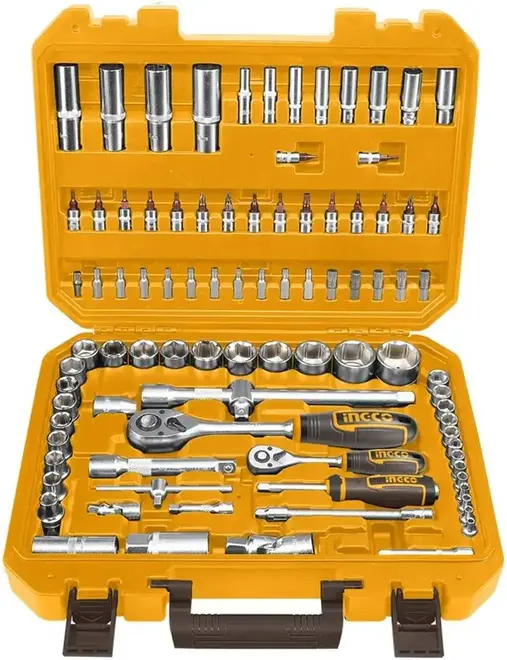 Ingco Industrial HKTS42941 набор торцевых головок 1/2 и 1/4 (94 инструмента)