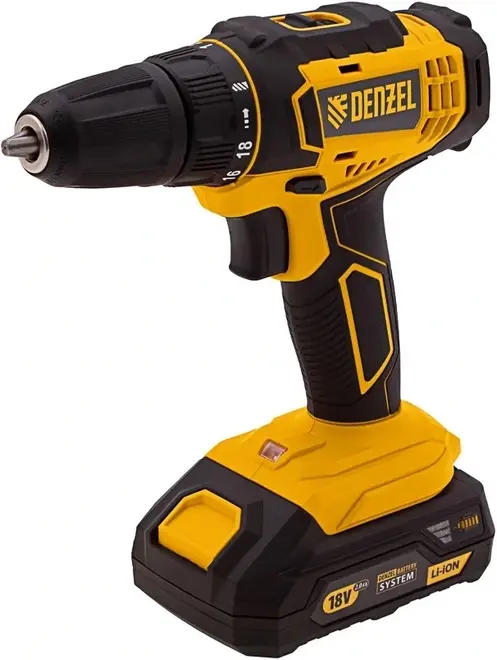 Denzel CDL-18-01CB дрель-шуруповерт аккумуляторная (18 В)