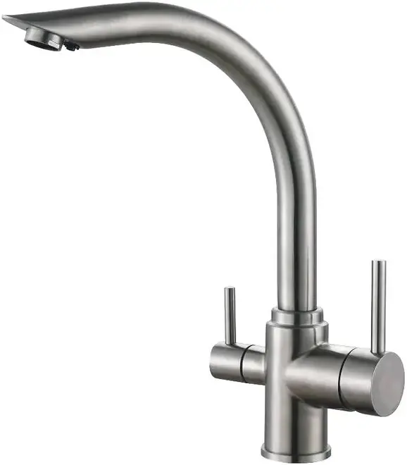 Haiba HB70304 смеситель для кухни стальной (HB70304)