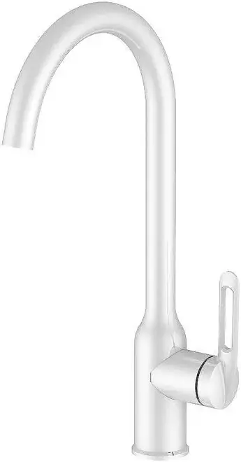 Haiba HB70825 смеситель для кухни белый (HB70825-8)