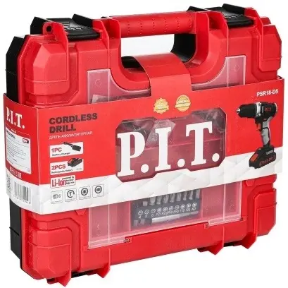 P.I.T. PSR18-D5 дрель аккумуляторная (1.5 Ач) НС-1649964