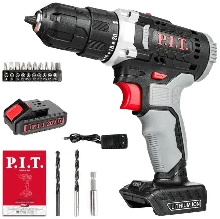 P.I.T. PSR18-D5 Promo дрель аккумуляторная (1.5 Ач) НС-1712247