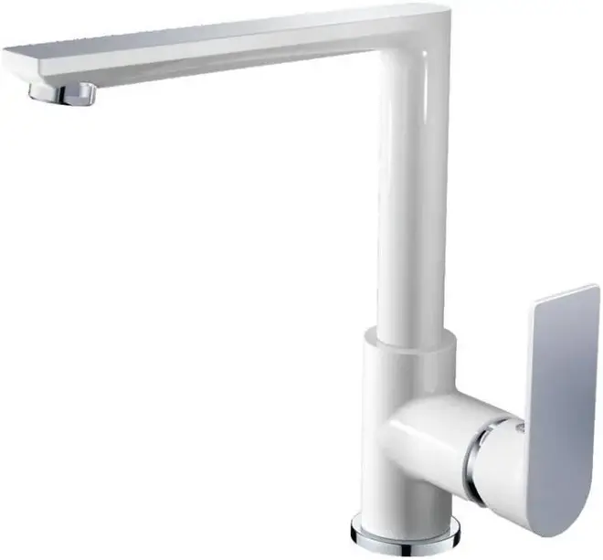 Haiba HB70505 смеситель для кухни белый (HB70505-8)