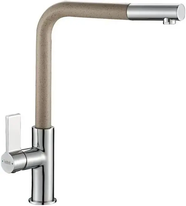 Haiba HB70501 смеситель для кухни бежевый/хром (HB70501-14)
