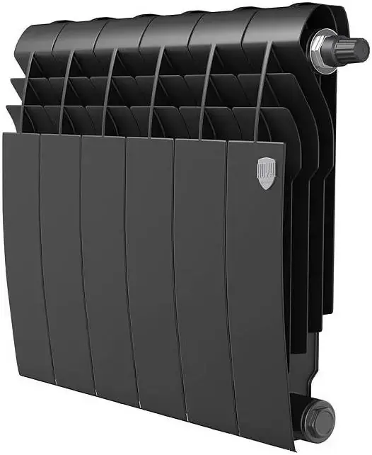 Royal Thermo Biliner 350 VR80 радиатор биметаллический RTBNSVR8035006 6 секций Noir Sable черный