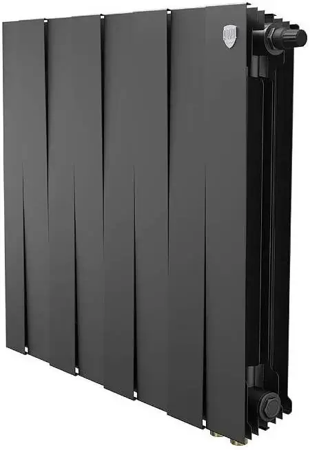 Royal Thermo Pianoforte 500 VDR80 радиатор 8 секций черный графитовый/Noir Sable