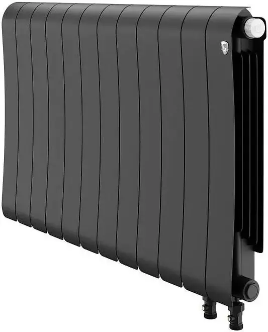 Royal Thermo Infinity 500 радиатор биметаллический 12 секций черный графитовый/Noir Sable