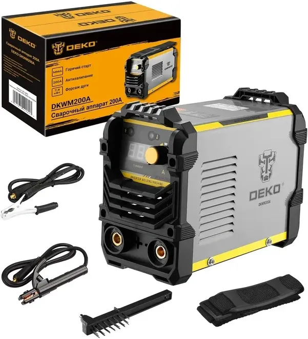 Deko DKWM200A Digital аппарат сварочный инверторный (4400 Вт, )