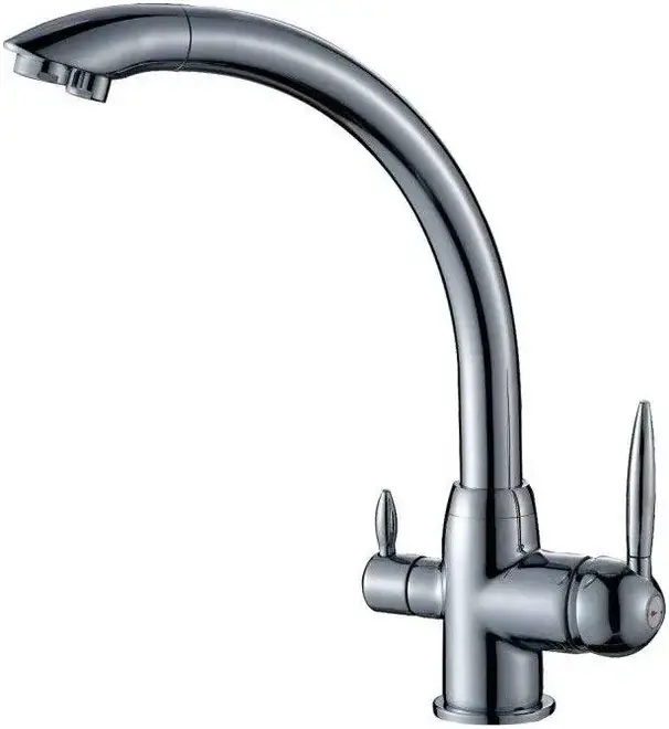 Haiba HB76845 смеситель для кухни со встроенным фильтром хром (HB76845)