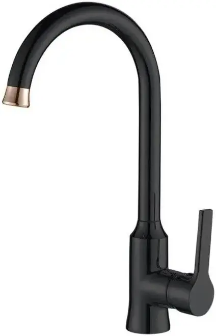 Haiba HB70652 смеситель для кухни черный (HB70652-7)