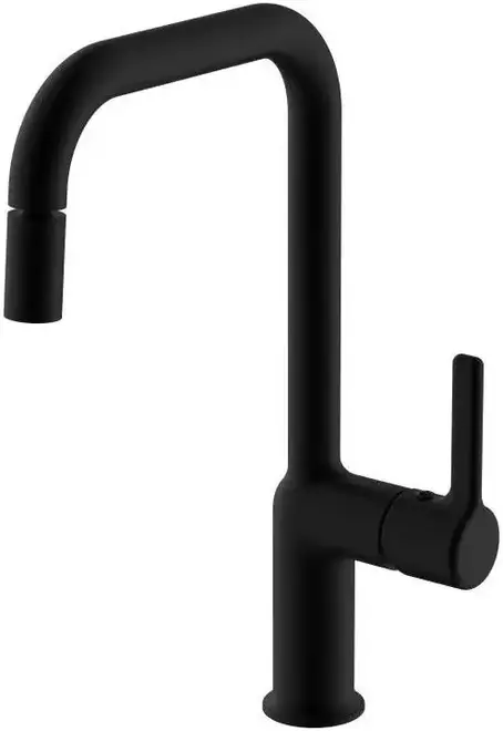 Haiba HB70814 смеситель для кухни черный (HB70814-7)