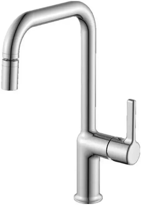 Haiba HB70814 смеситель для кухни хром (HB70814)