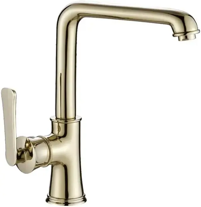 Haiba HB70181 смеситель для кухни золото (HB70181-5)