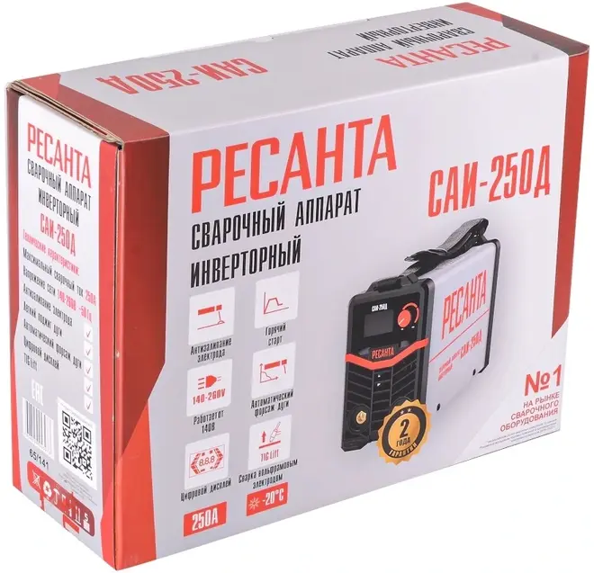Ресанта САИ-250Д аппарат сварочный инверторный