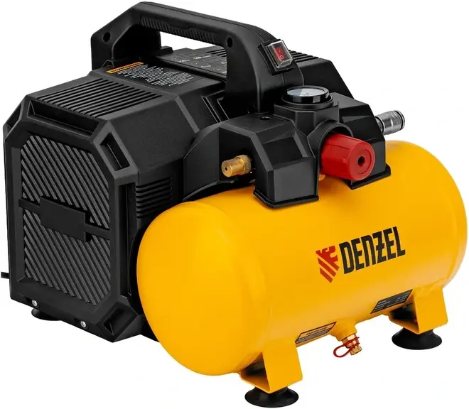 Denzel DLS750/6 компрессор поршневой безмасляный (750 Вт)