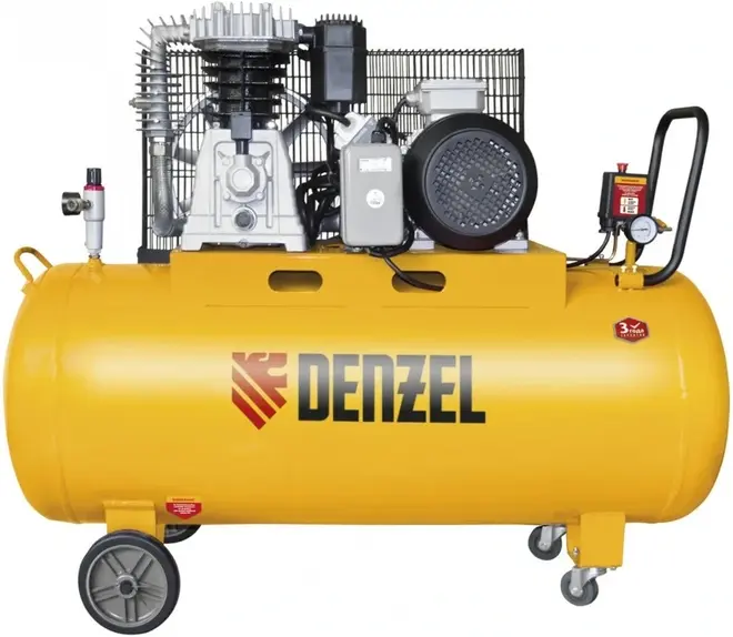 Denzel DR4000/100 компрессор масляный (4000 Вт 10 бар 690 л/мин)