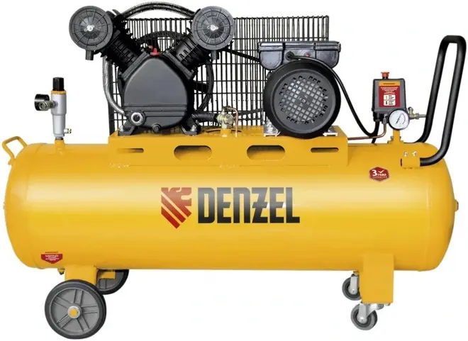 Denzel DRV2200/100 компрессор масляный (2200 Вт бар10 бар)
