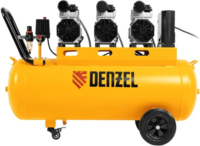 Denzel DLS2250/100 компрессор поршневой безмасляный (2250 Вт)