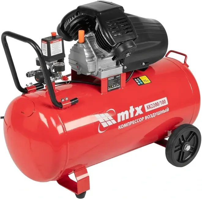 MTX KK-2200/100 компрессор воздушный масляный (2200 Вт)