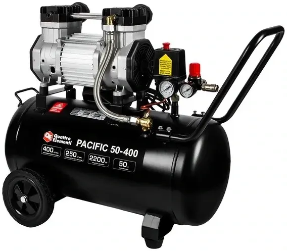 Quattro Elementi Pacific 8-160 компрессор поршневой безмасляный ( бар8 бар) №915-328