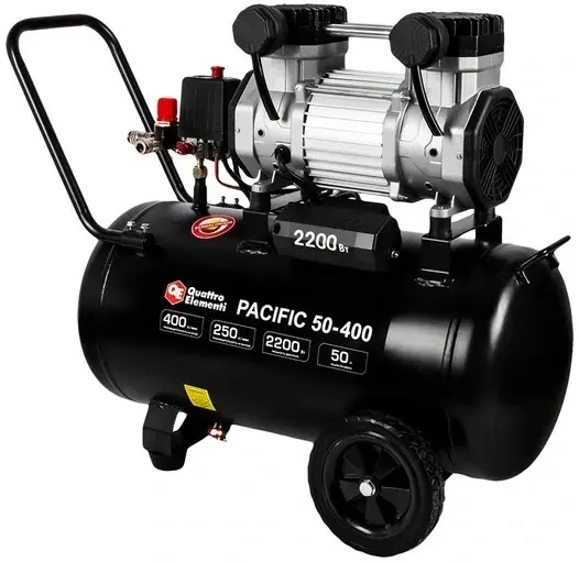 Quattro Elementi Pacific 8-160 компрессор поршневой безмасляный ( бар8 бар) №915-328